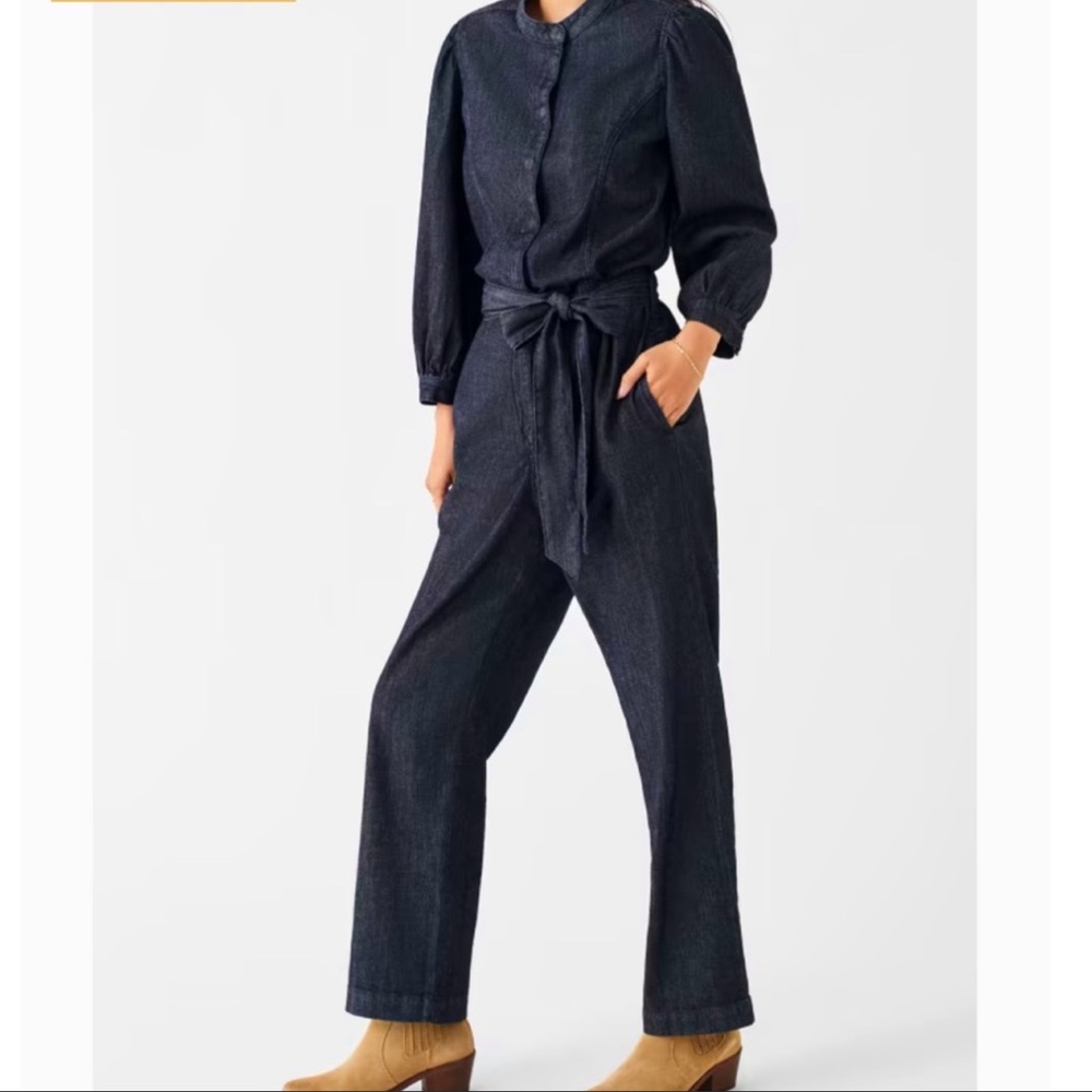Faherty Denim Jumpsuit size medium